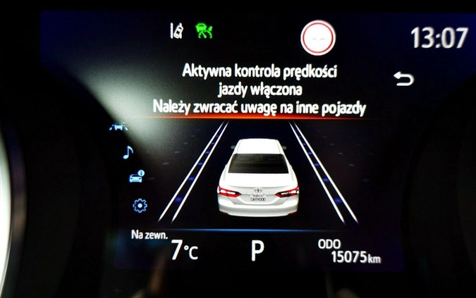 Toyota Camry cena 139900 przebieg: 15000, rok produkcji 2023 z Poręba małe 781